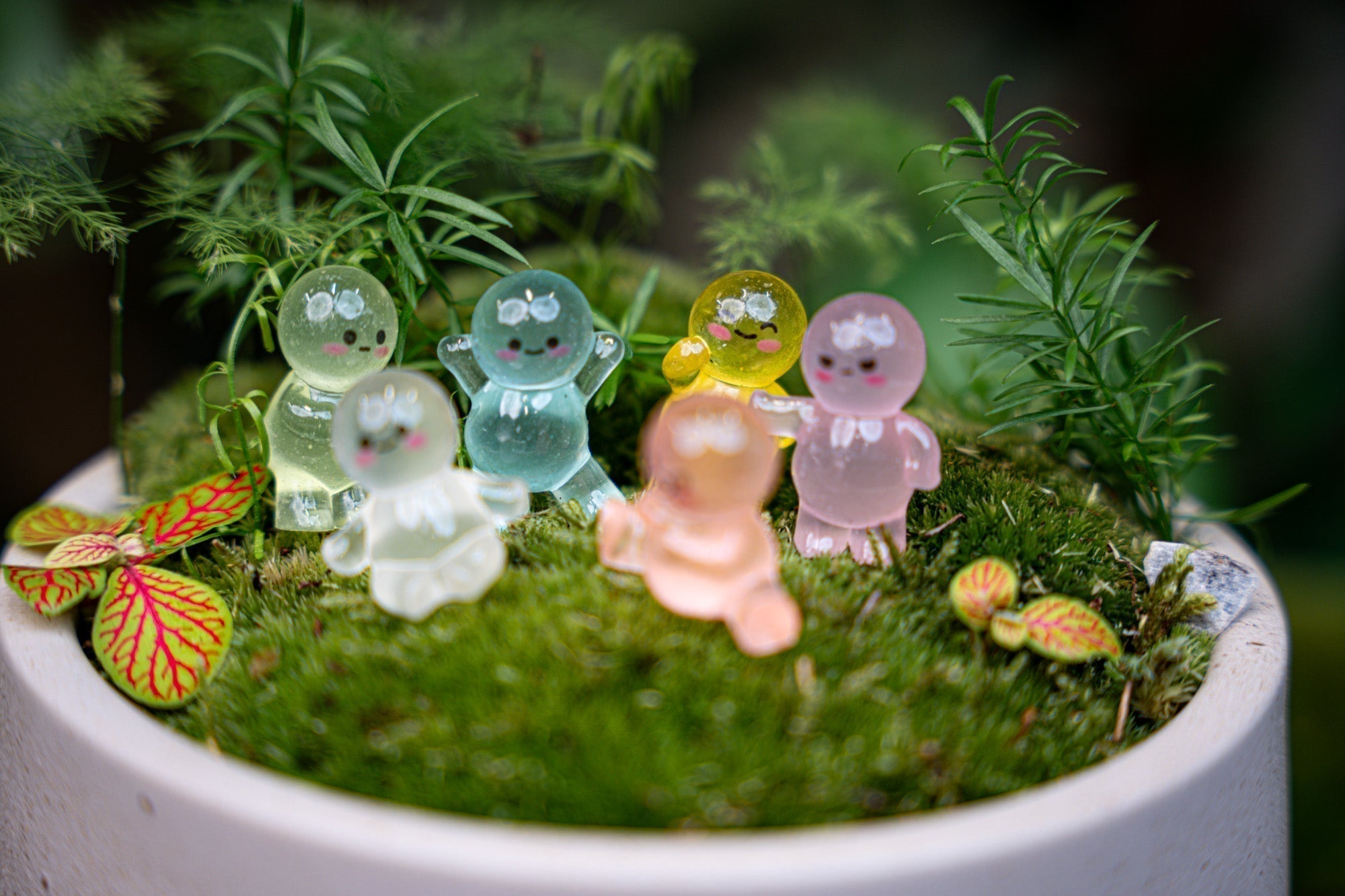 miniature figurines for terrarium and plants