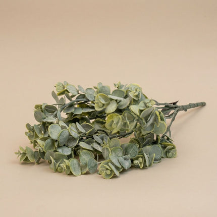Decoratieve kunst Eucalyptus tak - Groen - 1 steel - ↑ 38 cm