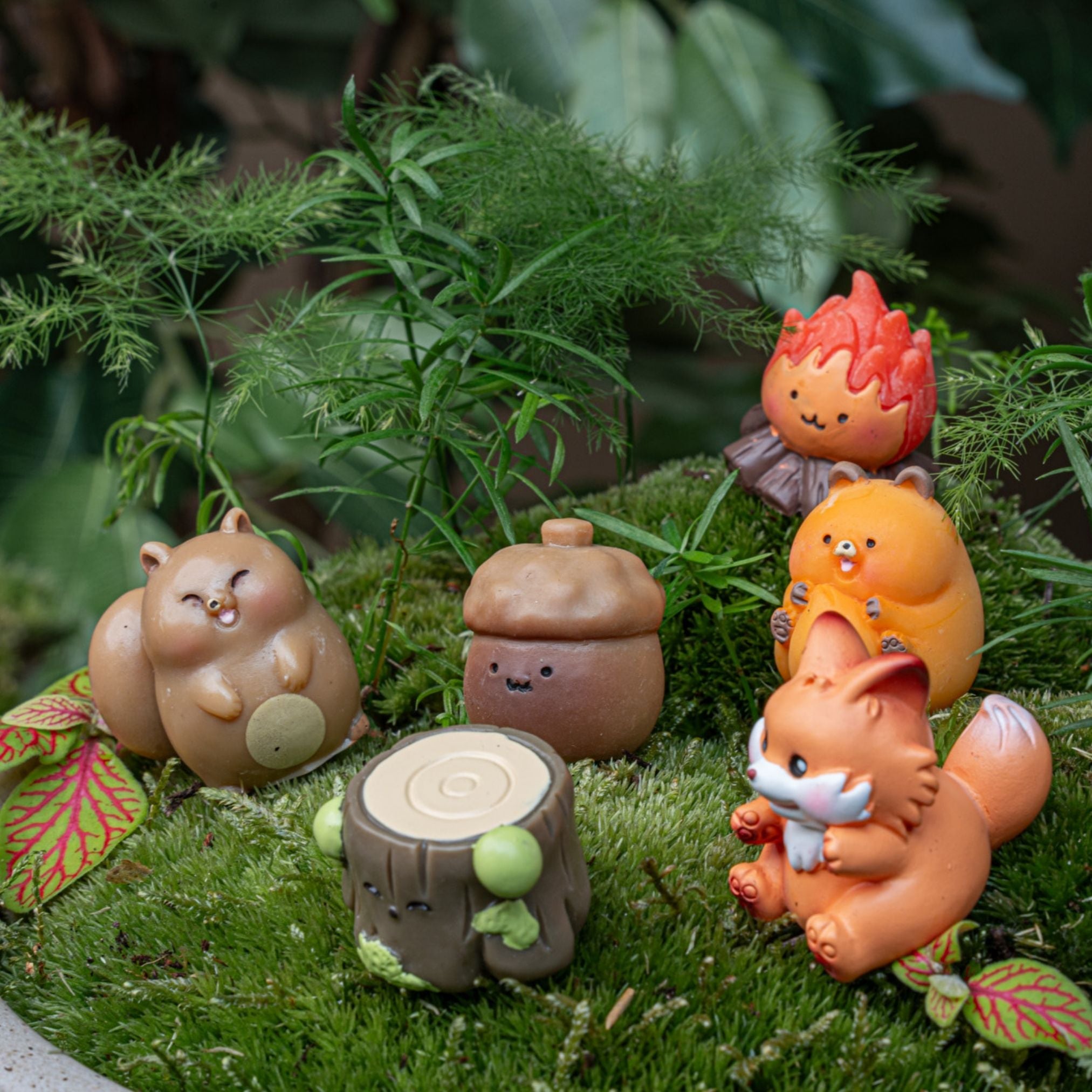 Dekoriere mit Mini-Herbst 3D-Deko