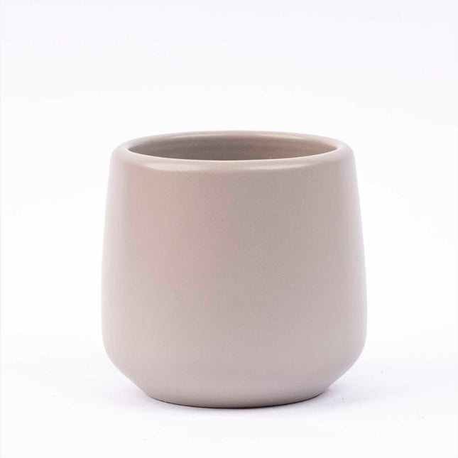 Joey - Mini Plant Pot - Grey matte - Ø 6 cm ↑ 6 cm