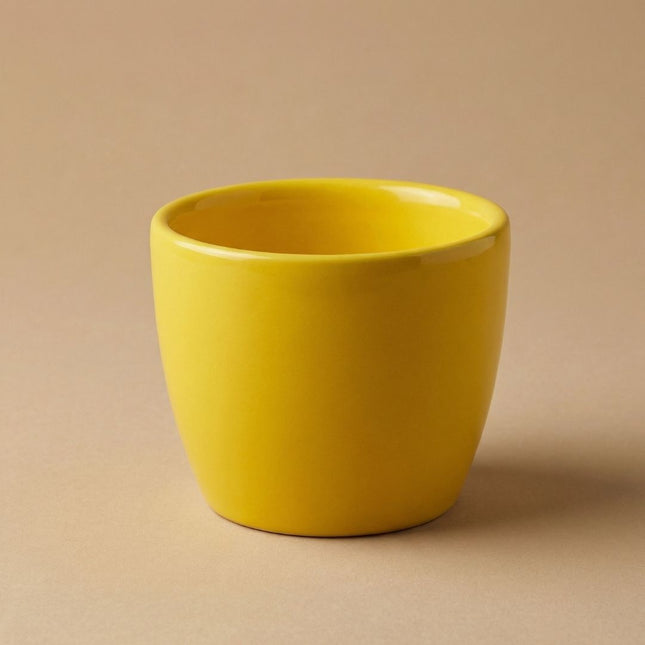 Lemon - Mini Pflanzentopf - Kugeltopf gelb - Ø 6 cm ↑ 6 cm
