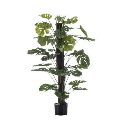 Monstera - am Stab - Kunstpflanze - Grün - ↑ 120 cm