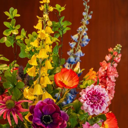 Artificial flower bouquet - Bold & Bright Deluxe - Real Touch - 16 stems - ↑ 85 cm