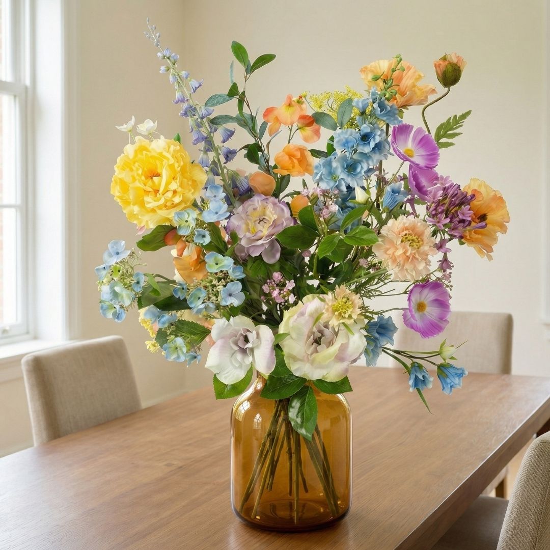 Soft Spring Kunstblumenstrauß – Zeitlose Blütenpracht –
