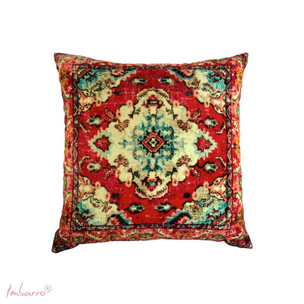 Decorative Cushion Imbarro - Bohemian Style - Red