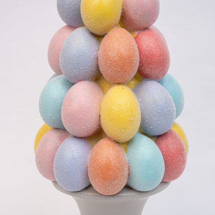 Easter Egg Tree Decoration - Glitter Pastel Eggs - ↑ 40 cm