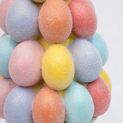 Easter Egg Tree Decoration - Glitter Pastel Eggs - ↑ 40 cm