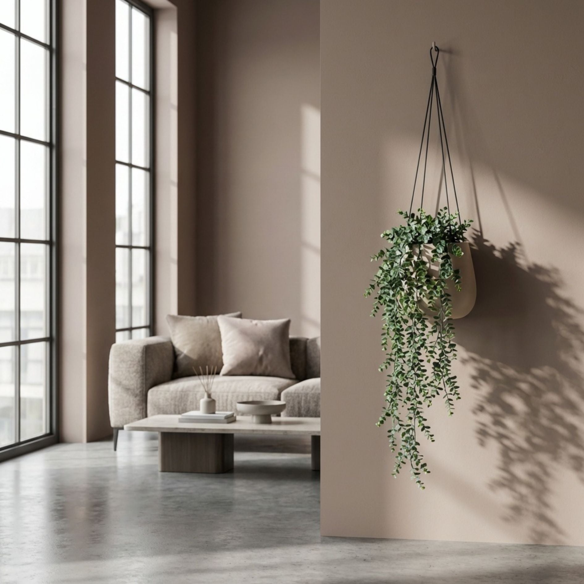 artificial hanging plant for bathroom Artificial Eucalyptus