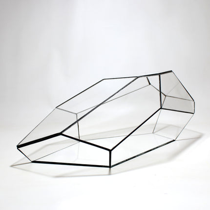 Geometric Terrarium - Plantasia - Vivarium ↑ 50 x 25 x 17,5 cm (LxWxH) - Glas