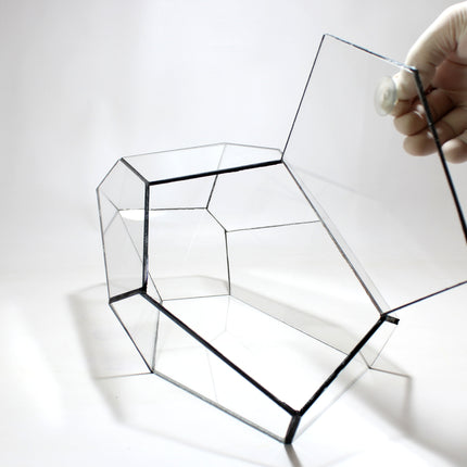 Geometrisch Terrarium - Plantasia - Vivarium - ↑ 50 x 25 x 17,5 cm (LxBxH) - Glas