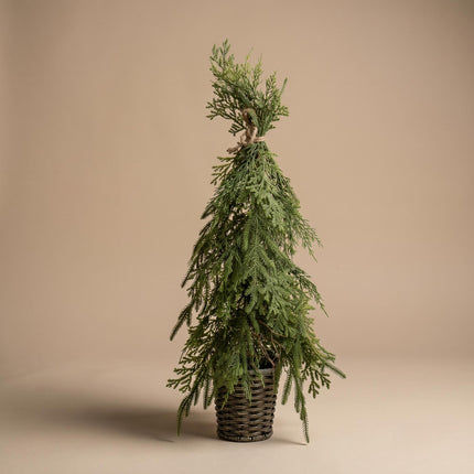 Künstlicher Zedernmix-Baum im Topf - ↑ 65 cm