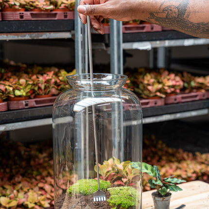 Terrarium Tool - Hark - 16-49 cm - Telescopisch - Roestvast staal (RVS)
