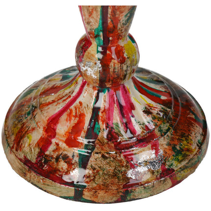 Candleholder - Painted Multicolor - ↑ 22 cm