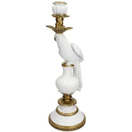 Candle Holder with White Bird - ↑ 40 cm