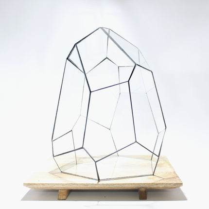 Geometrisch Terrarium - Stellar - Vivarium - 27x27x36 cm - Waterdicht - Glas