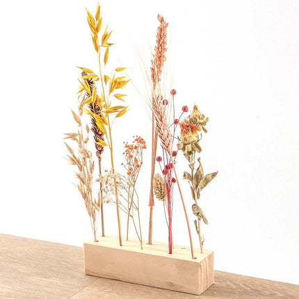 Blumen & Kräuter - M - Ständer Holz - 15x4x4 cm