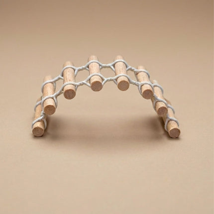 Brücke - Dekorative Mini-Brücke - Holz - 8 cm lang