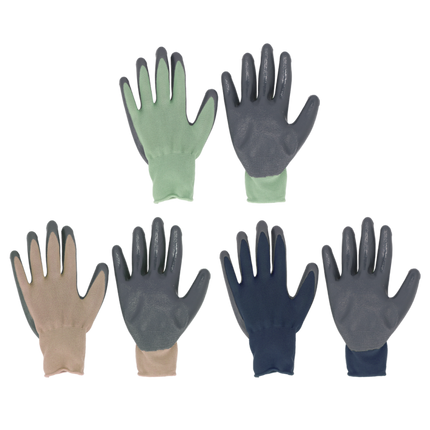 Gardening Gloves - Size M - 3 Pack