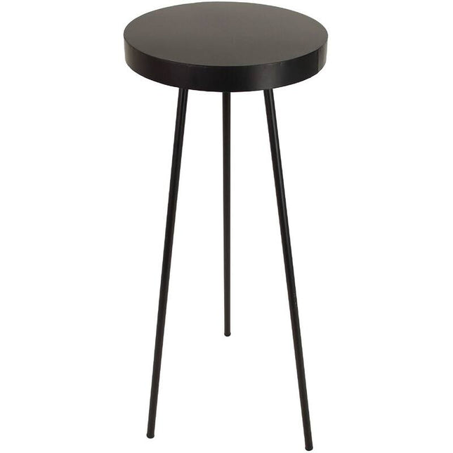 Tafel Rond - Zwart Metaal - Ø 42,5  x ↑ 88 cm