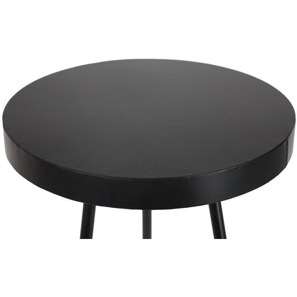 Tisch Rund - Schwarzes Metall - Ø 42,5  x ↑ 88 cm