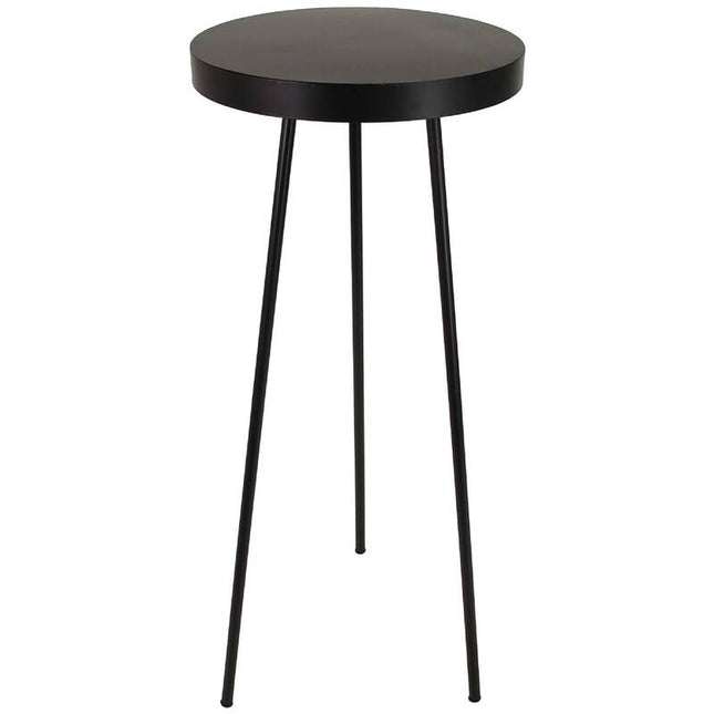 Tafel Rond - Zwart Metaal - Ø42,5 x ↑ 98 cm