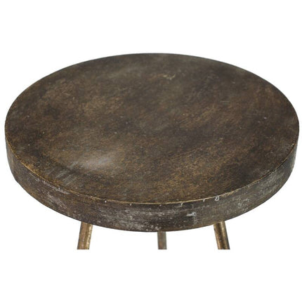 Round Table - Brown Metal - Ø38,5 x ↑ 88 cm