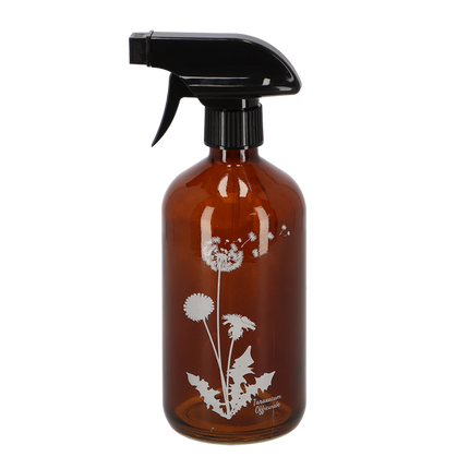 Stylish Water Sprayer 'Wild Flower' - Brown Glass - 21 cm