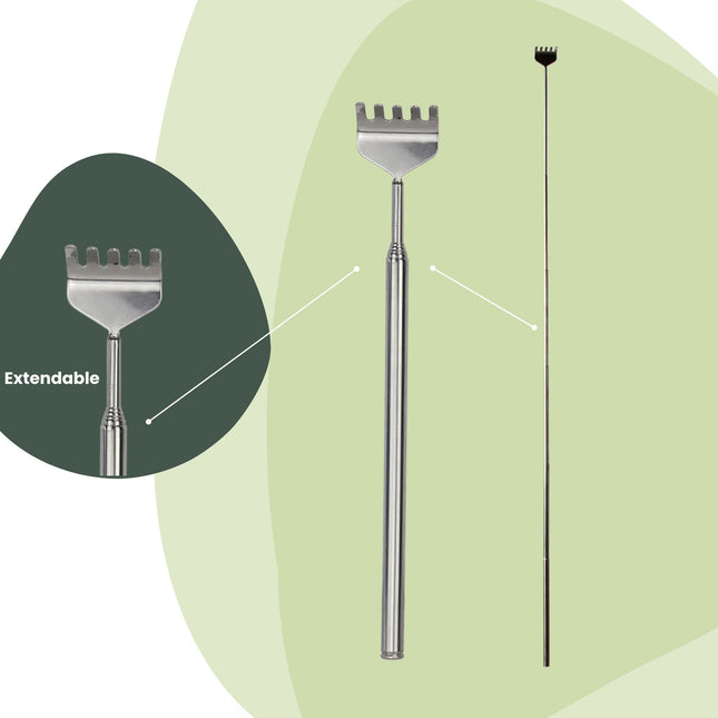 Terrarium Tool - Rake - 16-49 cm - Telescopic - Stainless Steel