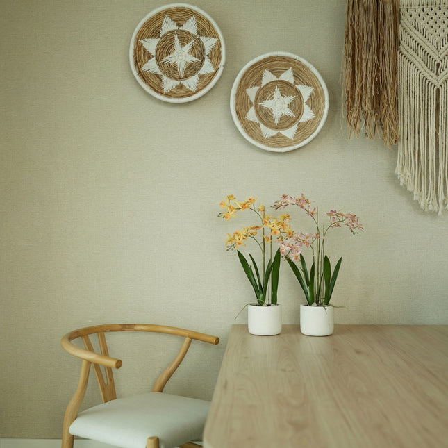 Renanthera Orchidee Geel & Oranje in pot - 56 cm - Kunstplant