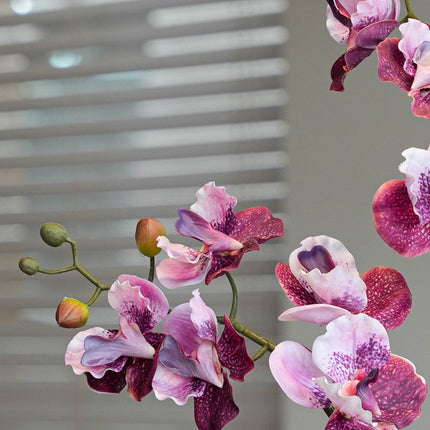 Orchidee Vanda kunstplant 60 cm - Oudroze - In pot