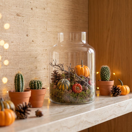 Autumn terrarium Little Milky Ø 17cm ↑ 25cm Medium kit
