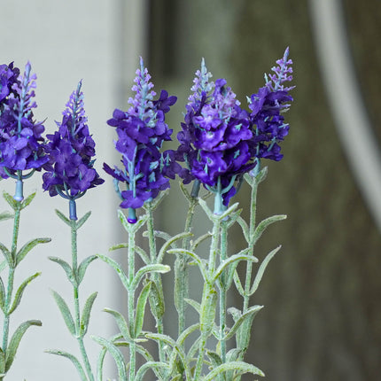 Lavendel - 6 stuks - Kunstplanten - Bundelset