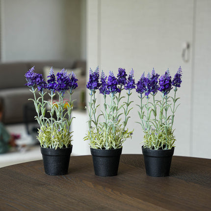 Lavendel 3 stuks - Kunstplanten - Bundelset