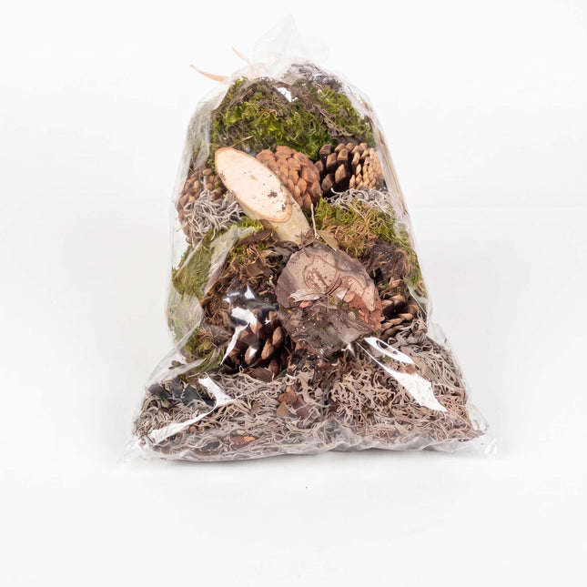 Forest mix - moss, pinecones, wood, bark - 0.75 m2