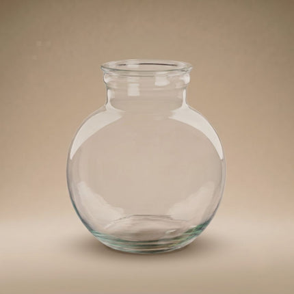 Flasche 'Teddy' - Recyceltes Glas Ø 25 cm ↑ 26,5 cm