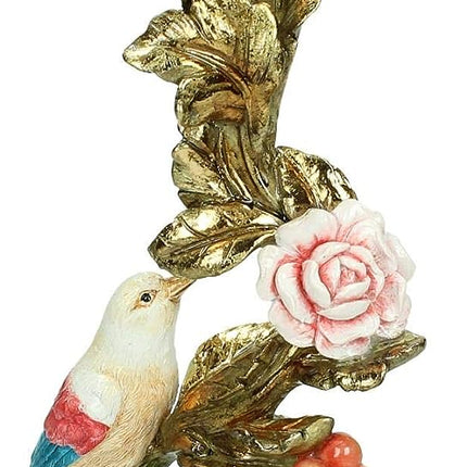 Kandelaar Vogel Goud - Groot - 28,5 cm