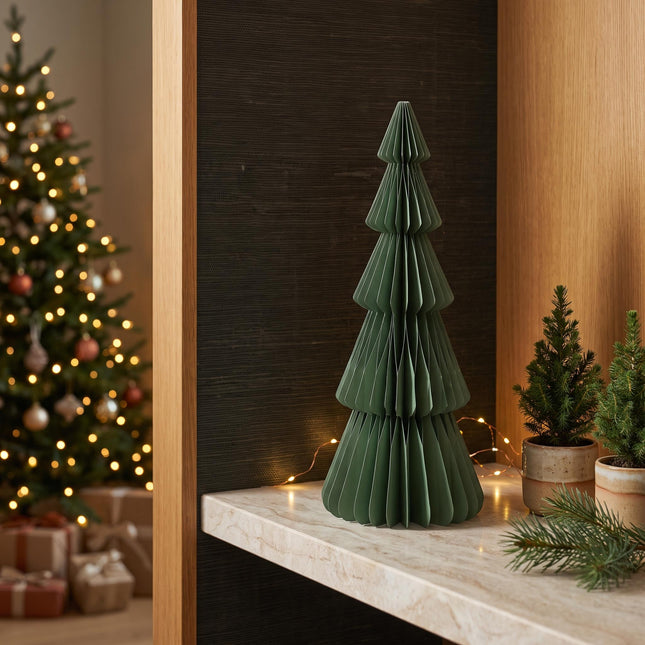 Paper tree - Foldable - Green - 40cm