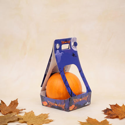 Halloween Kürbis Schnitzset - Echter Kürbis inklusive - Ø 15 cm