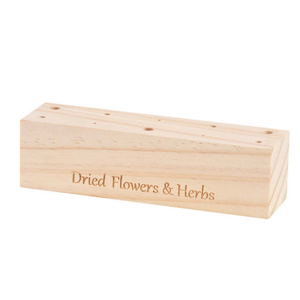 Wooden Dried flower stand - M - Flowers and Herbs