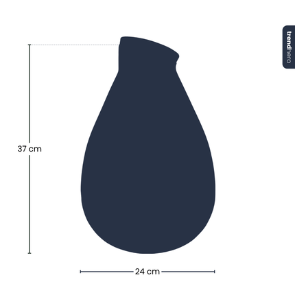 Terrarium fles ‘Drop XL’ met kurk - Gesloten terrarium  Ø 29 cm ↑ 37 cm 
