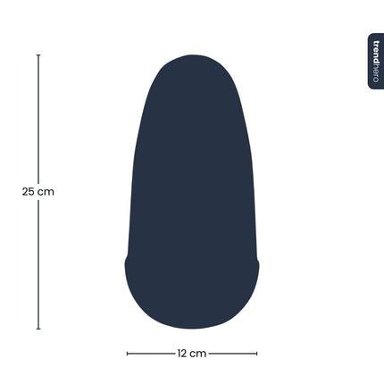 Terrarium fles 'Egg' - Tweedelige stolp - Bolglas - Gesloten terrarium ↑ 25 cm