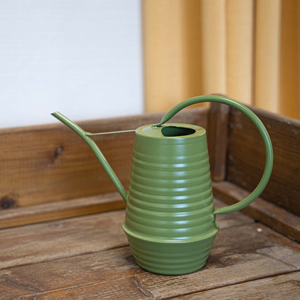 Green indoor watering can - 19 cm high