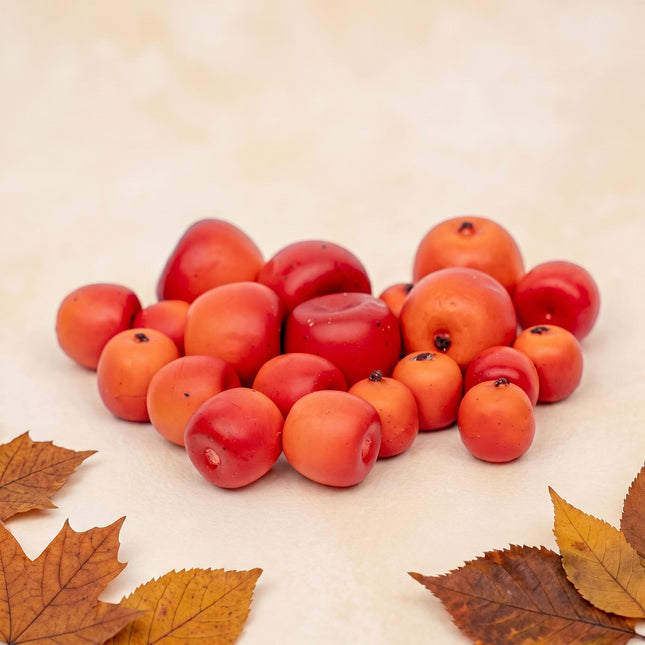 Apple Malus - 20pcs - 3-Sizes - Foam - Red - Orange