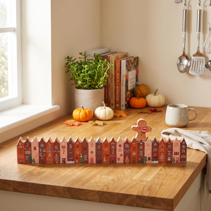 Adventskalender - Lebkuchen - Häuser - Holz