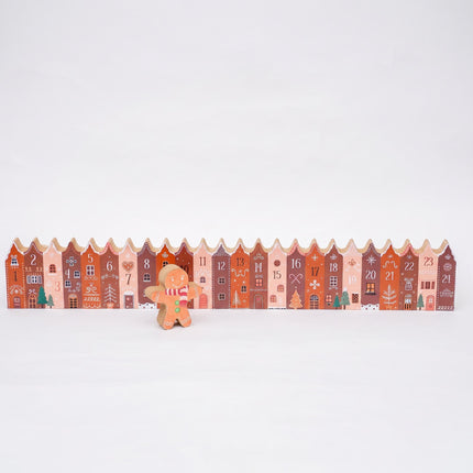 Adventskalender - Lebkuchen - Häuser - Holz