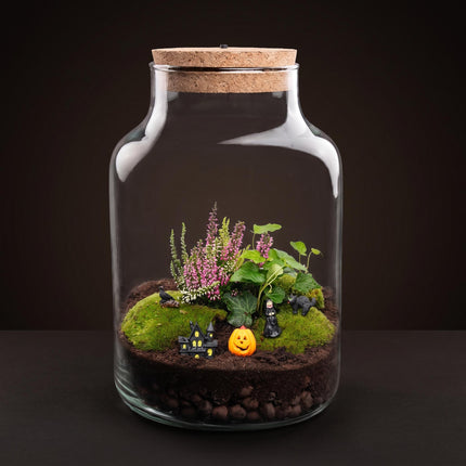 Halloween Terrarium Little Milky - Trick or Treat - Ø17cm ↑25cm