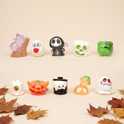 Halloween spooky crew - 10 Stk - Miniaturfiguren - 1-3 cm