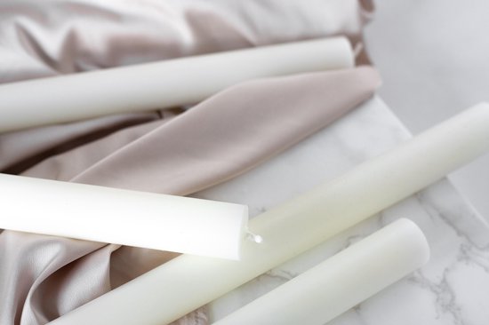 Rustik Lys - Dinner Candle 2,6 x 28 cm - Light ivory