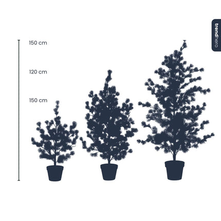 Dennenboom (Cedar Pine) 80, 120 & 150 cm – Kunstplant in pot