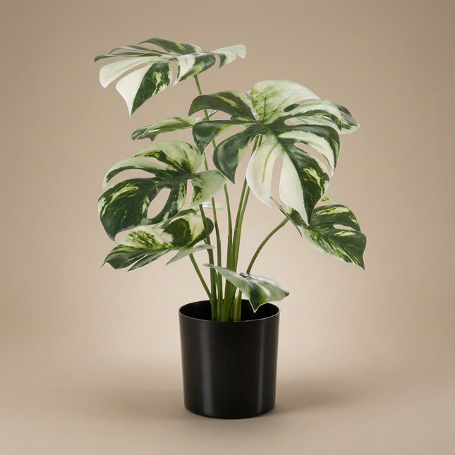 Monstera bush in pot 40 cm - Kunstplant